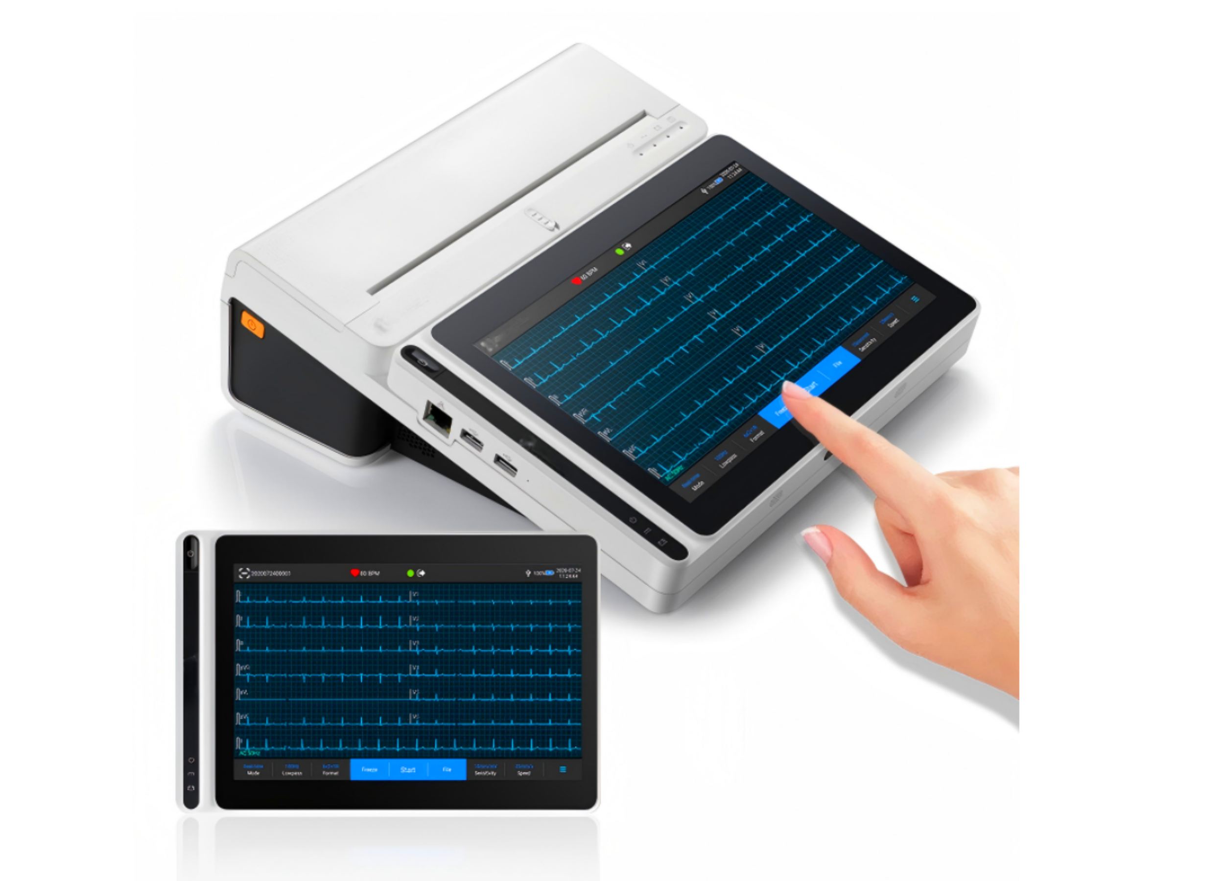 CMEC-18 Digital Wireless 12-channel ECG Machine